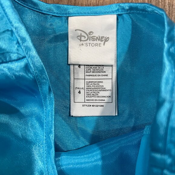 Disney Dress Up Costume Tinkerbell Green Size 4 - Picture 4 of 5